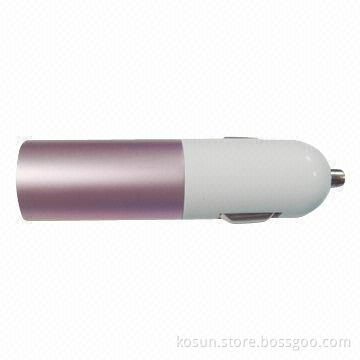 In-car Charger with 10W Power and 12 to 24V DC Input Voltages